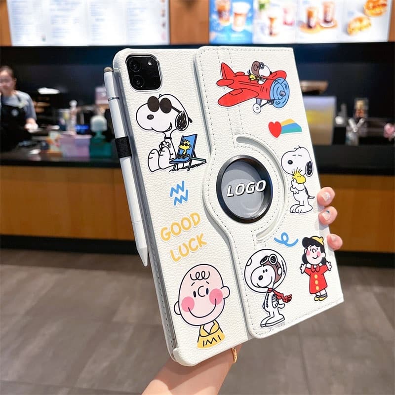ส่งจากไทย Snoopy Charlie Brown เคส for iPad 2025 11 10.2 2025 เคสไอแพด Gen11 10 9 8 2022 Air5 6 7 10.9 Case…