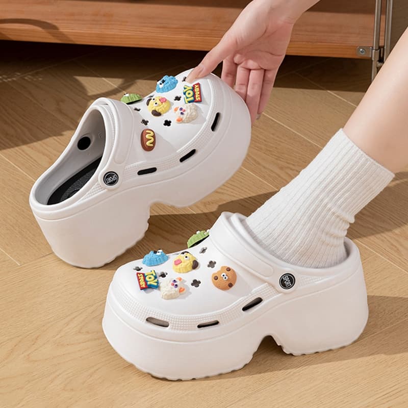 LGShoes งานปังเข้าใหม่พร้อมส่งมาก รองเท้าแตะหัวโตแฟชั่น งานเสริมส้น ทรงดี ใส่สบายเข้ากับรูปเท้า…
