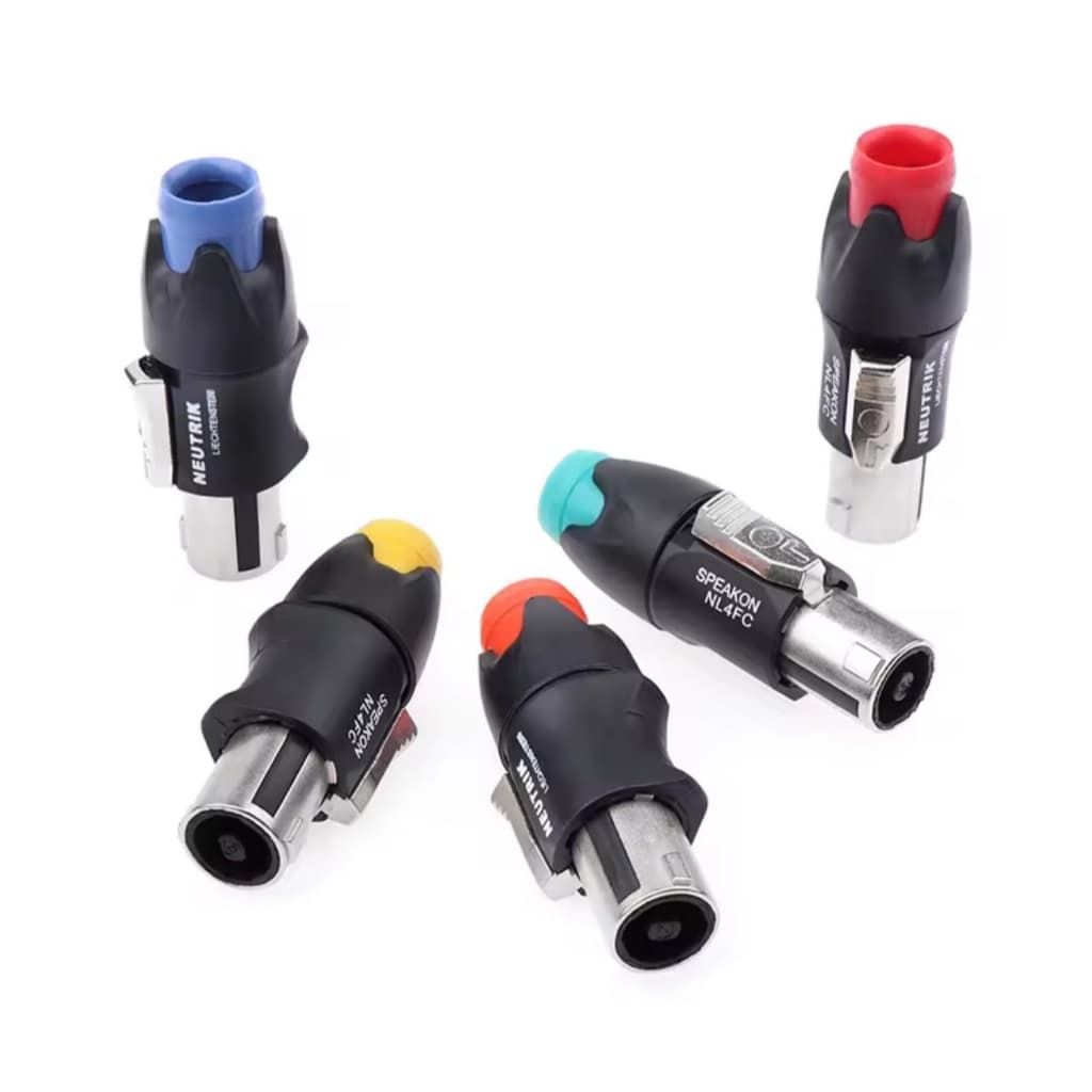 1ตัว มี5สีให้เลือก SPEAKON เสริมเหล็ก ปลั๊กลําโพง หัวspeakon สเปคคอน สเปคคอนลําโพง