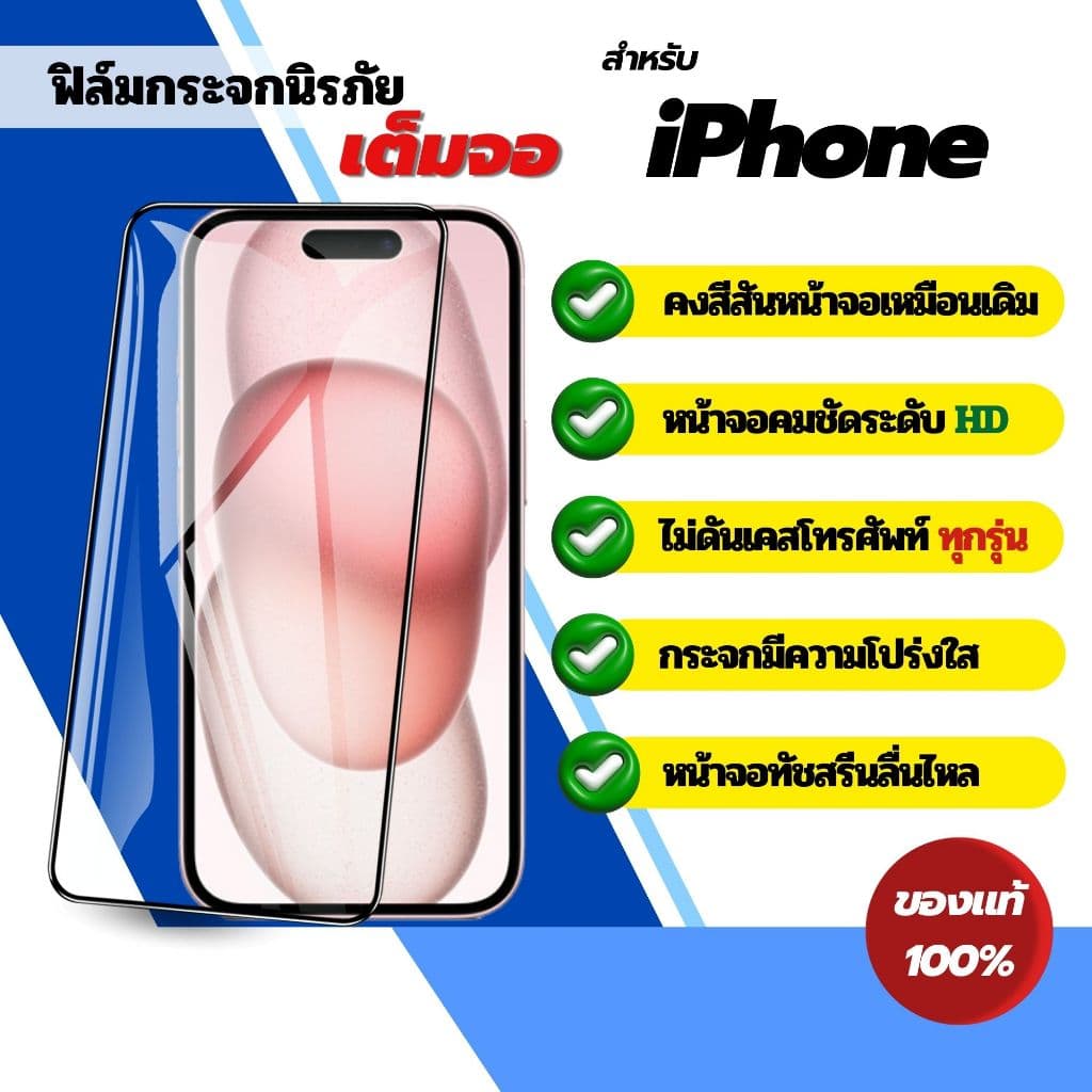 ฟิล์ม iPhone Air2 18Pro 18 Promax 17e 17 17promax 16 15 16promax 13 17pro 15promax