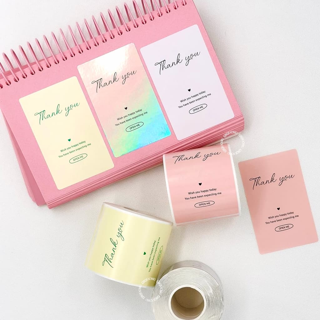 สติ๊กเกอร์ซีลปิดผนึก (ม้วน 200 ดวง) มีให้เลือก 4 สี รูปที่ 1