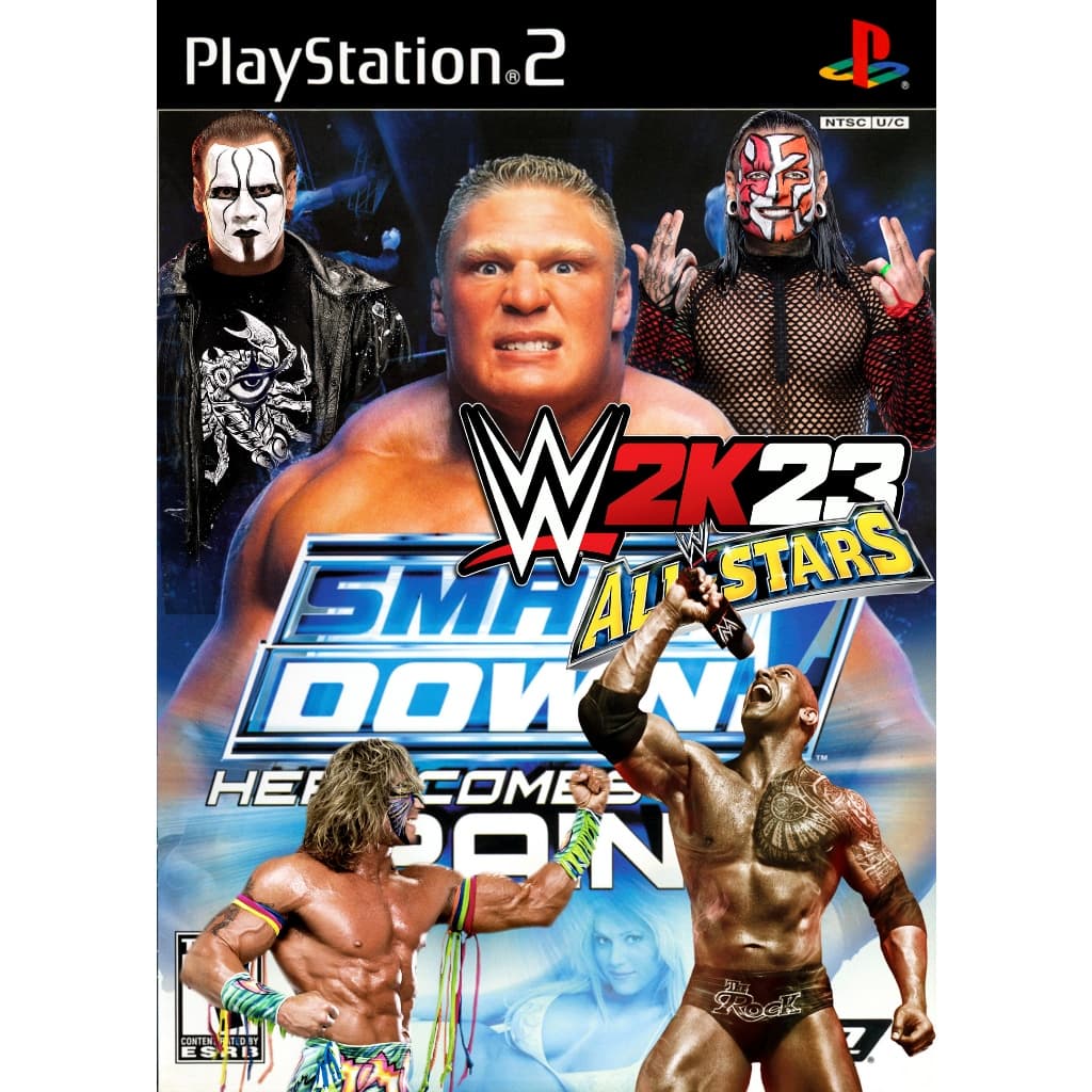 PlayStation2 - WWE 2K23 Here Comes the Pain ALL STAR!! // เวอร์ชั่นพิเศษ ไม่เคยมีวางจําหน่ายตามปกติ