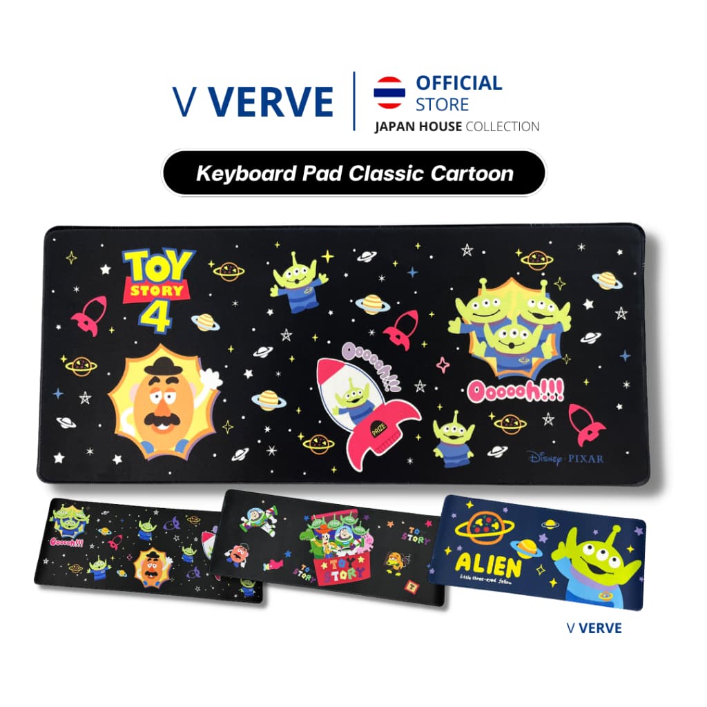 Verve - แผ่นรองเมาส์ Toy Story Desk Mat Mousepad แผ่นใหญ่ ขนาด 70x30 cm แผ่นรองเมาส์การ์ตูน คุณภาพดี…