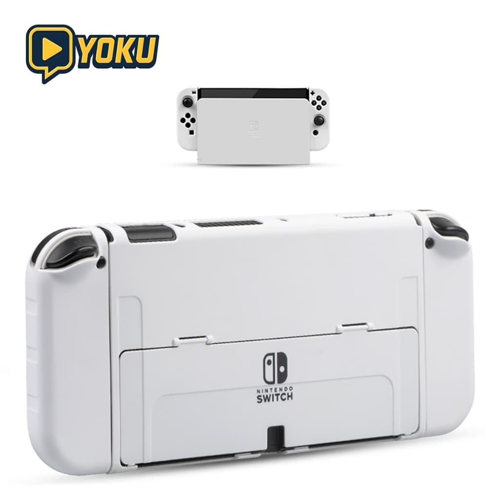 ต้นฉบับ เคส Nintendo Switch OLED พร้อมโลโก้ แข็งPC เคสกันรอย Switch OLEDเคสแยกชิ้น กรณี รูปที่ 1