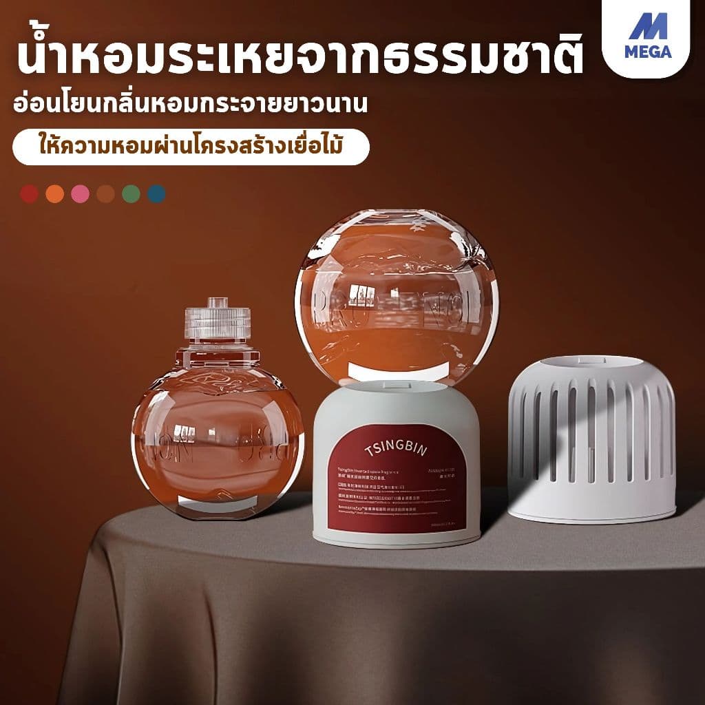 อโรมาเธอราพี น้ําหอมห้อง 350ml ฟอกอากาศ น้ํามันหอมระเหยจากพืชธรรมชาติ ตัวกระจายแสง 360° หัวกลับด้าน…