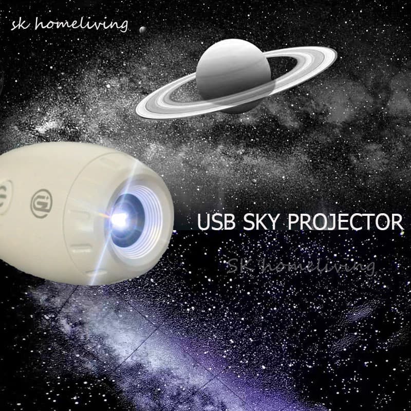 เจคเตอร์ดาว USB ฉายดาวเต็มห้อง เอฟเฟกต์กาแล็กซี่ สร้างบรรยากาศโรแมนติกในห้องนอน