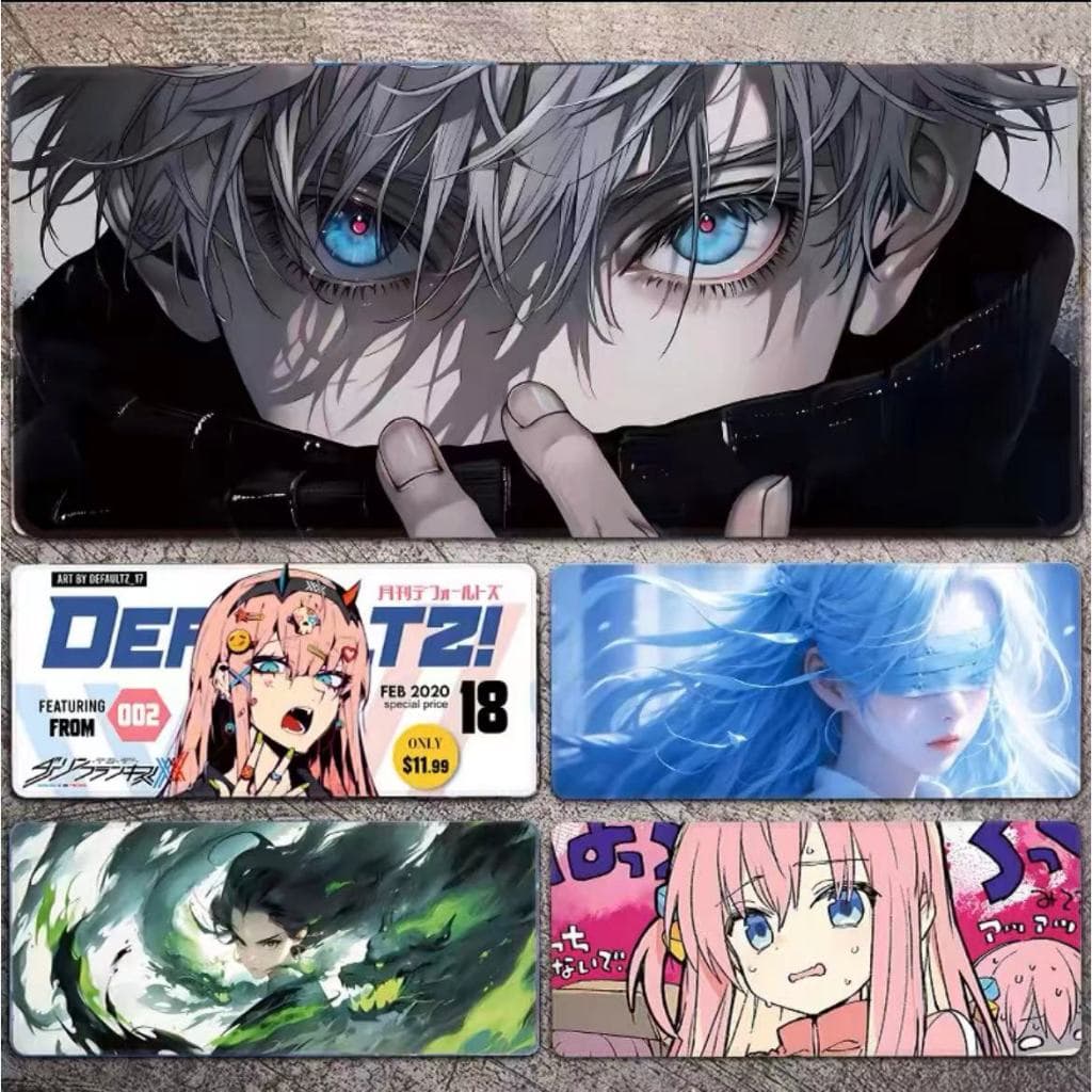 แผ่นรองเม้าส์ 80x30x3 มม. แผ่นรองเม้าส์ลายการ์ตูน Mouse Pad แผ่นรองเมาส์ ที่รองเมาส์
