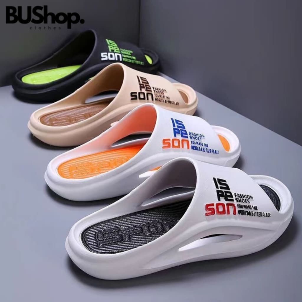 Bushopz พร้อมส่ง รองเท้าแตะสวม สไตล์สตรีท ใส่ได้ทั้งชายทั้งหญิง รองเท้าแตะ ไซส์ 40-45 รุ่น-YT06