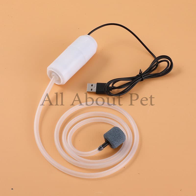 USB Oxygen ปั๊มลม หลอดคู่ เครื่องปั๊มออกซิเจน ปั้มอากาศ แบบพกพา ประหยัดพลังงาน อุปกรณ์สําหรับตู้ปลา…
