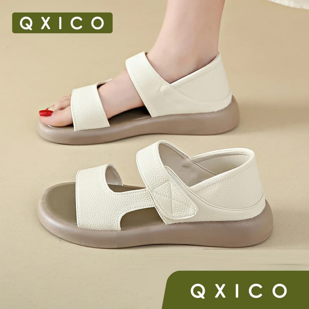(ส่งด่วน❗️) QXICO รุ่น QZ190 รองเท้ารัดส้น รองเท้าหนัง รองเท้าแตะ