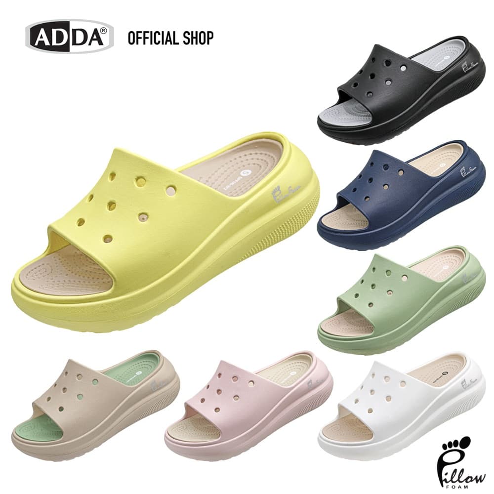 ADDA Pillow Foam รองเท้าแตะ สําหรับผู้หญิง รุ่น 5PF08W1 (ไซส์ 4-7)