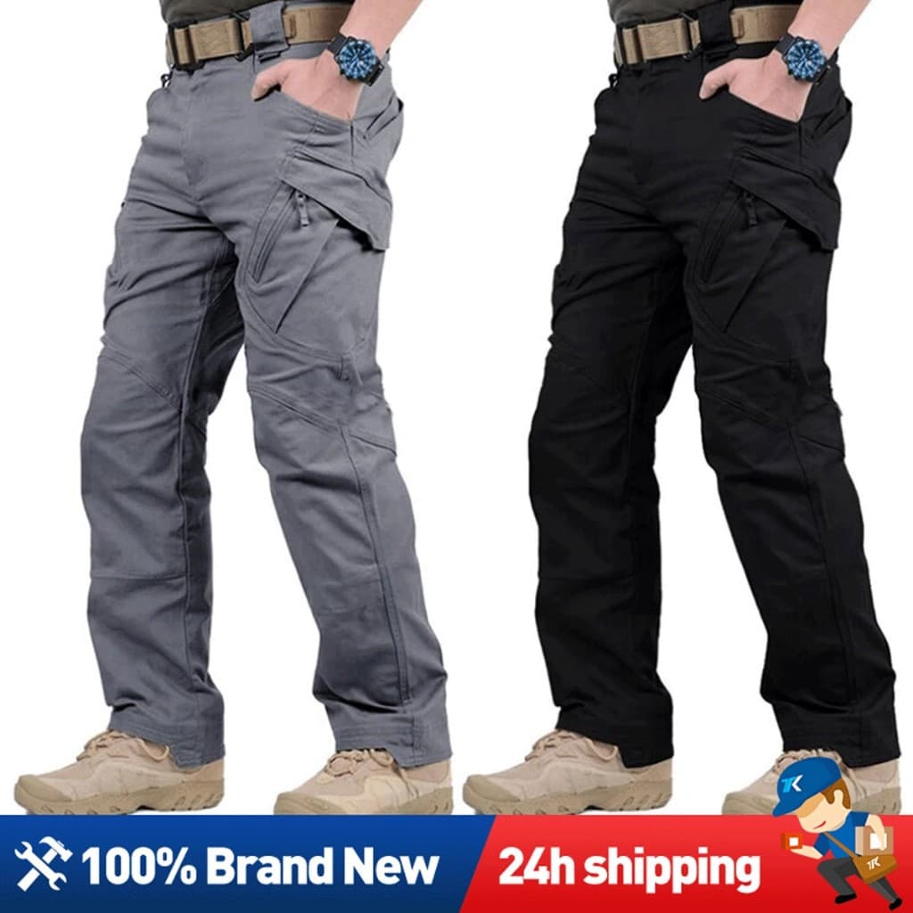 กางเกงคาร์โก้ชาย กางเกงยุทธวิธี Ix9 ผ้ายืด กันละอองน้ํา Tactical pants กางเกงเดินป่า ใส่ได้ผู้ชายและ