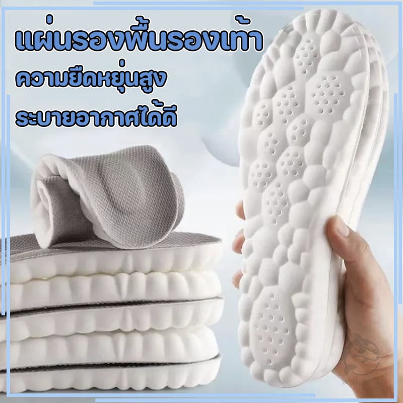 พื้นรองเท้าแบบยืดหยุ่นนุ่ม ระบายอากาศได้ดี ดูดซับเหงื่อ / พื้นรองเท้าสําหรับเล่นกีฬาแบบยืดหยุ่นสูง