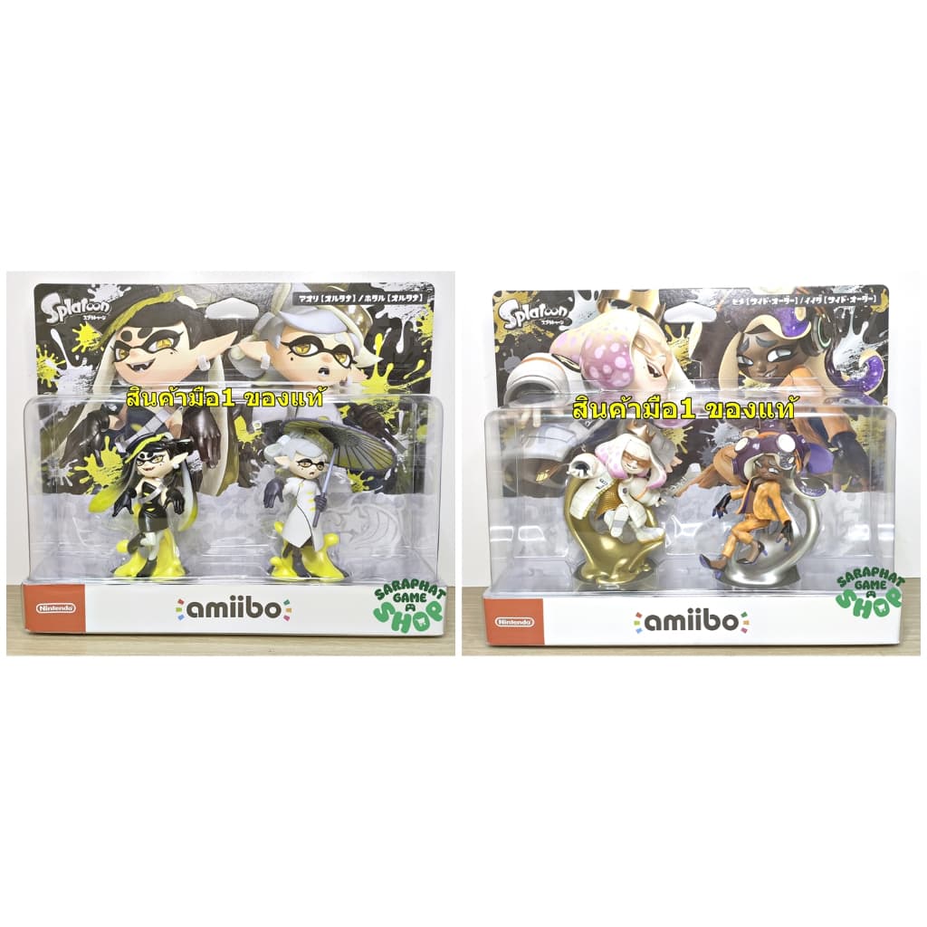 (สินค้ามือ1 ของแท้ พร้อมจัดส่ง ) AMIIBO Splatoon 3 Series Figure ของแท้