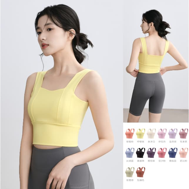 ArayaLady Sport Bra สปอร์ตบรา ใส่เที่ยว ออกกําลังกาย เสื้อกล้ามมีฟองน้ํา ผ้านิ่มใส่สบาย รุ่น AB-JYMN005