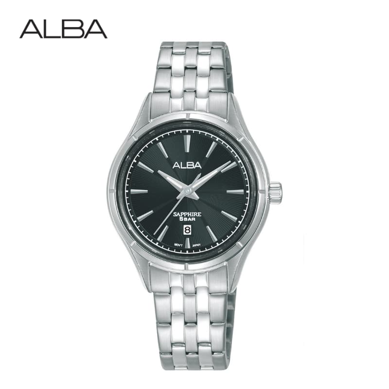 ALBA Casual Quartz อัลบา นาฬิกาข้อมือผู้หญิง รุ่น AH7CY7X ขนาด 30 mm.สีดํา