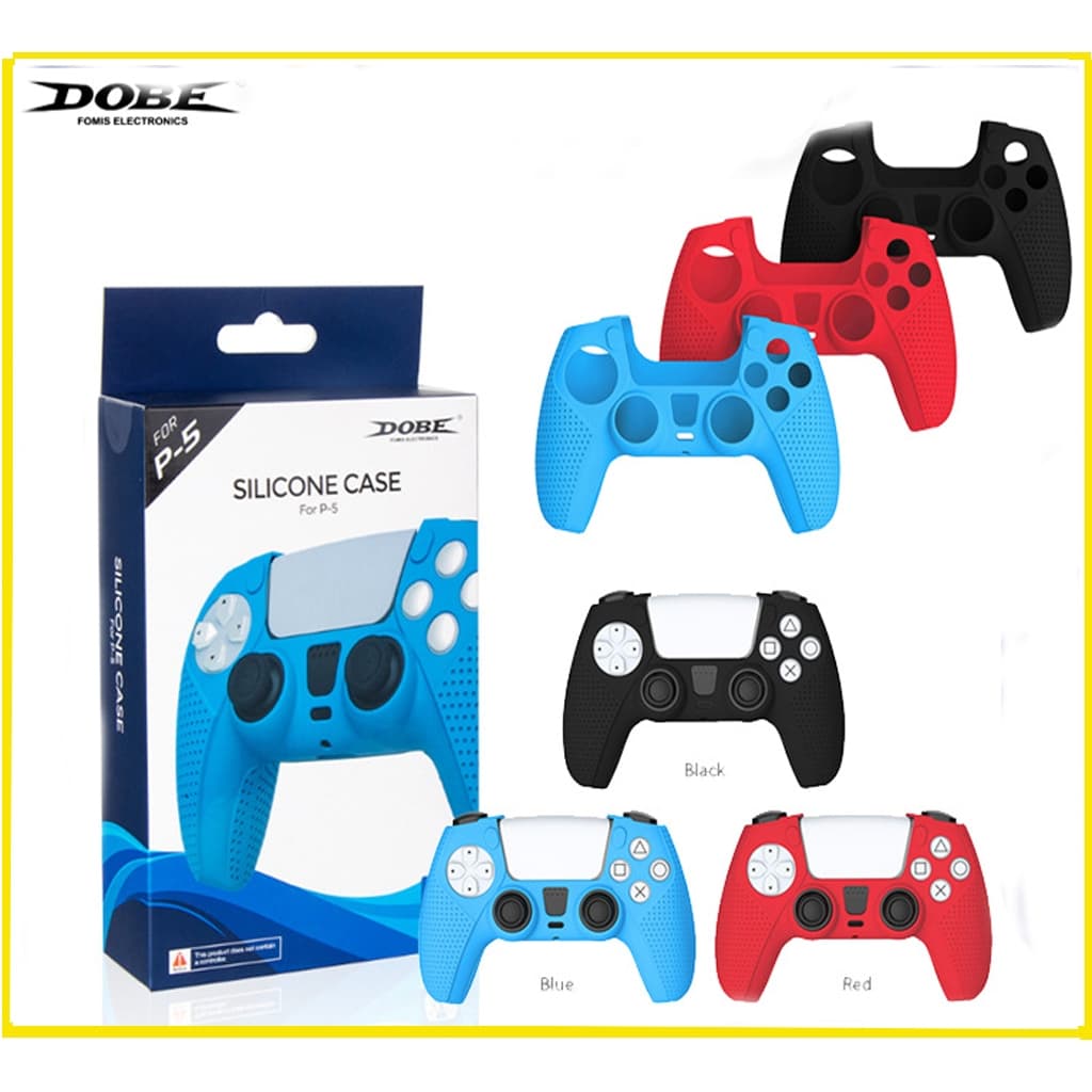 DOBE ซิลิโคนจอย Ps5 controller silicone case สําหรับจอย PS5เพิ่มความถนัดเวลาเล่นเกมส์ ไม่ลื่นมือ