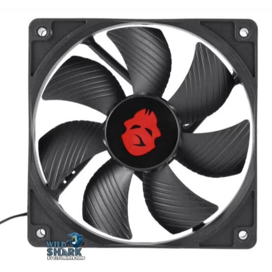 พัดลมคอมระบายความร้อน 3000RPM 12cm กะโหลกแดงMolex รุ่นMiner Fan แรง เย็นน้ําหนักเบา เสียงไม่ดังมาก ของแท้100%
