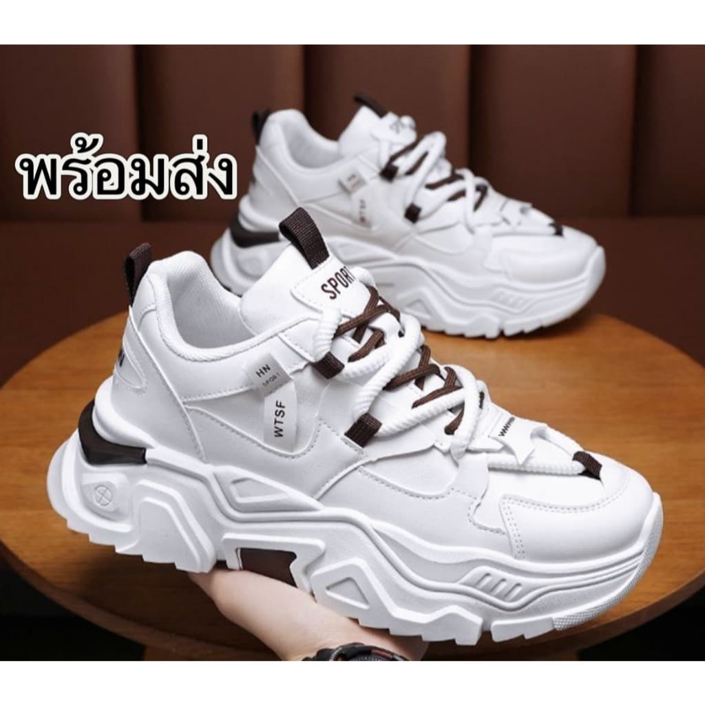 New!!Marian{มีไซส์39-44}รองเท้าผ้าใบลําลอง ทรงสปอร์ตสําหรับผู้ชาย สินค้าตรงปก พร้อมส่ง A0495