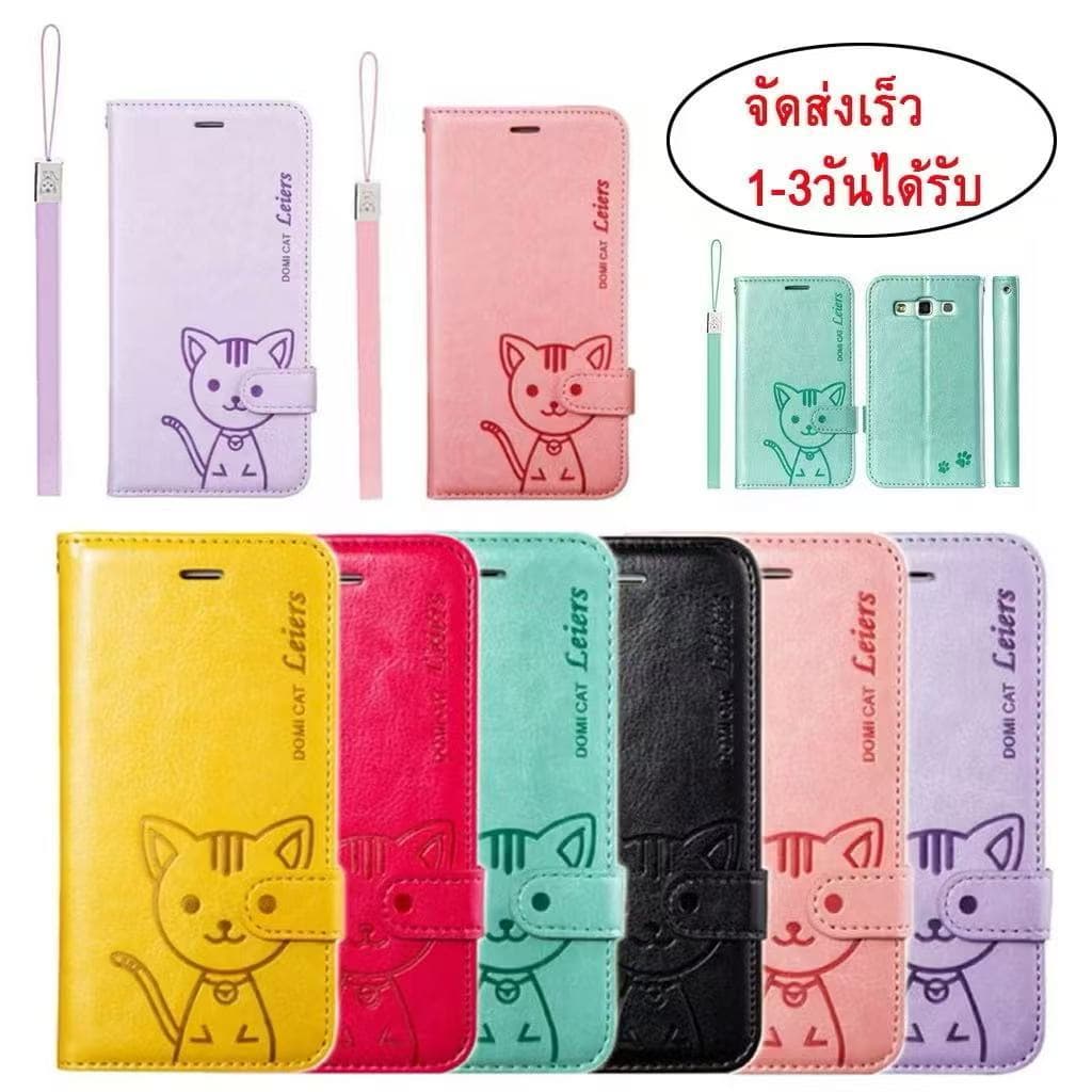 เคสฝาพับ ล็อคได้ Domicat สําหรับ A15 A15S A16 A31 A54 A53 A74 A95 4G F1S A59 A5 A9 2020 A1K F11Pro A1K F7 F5…