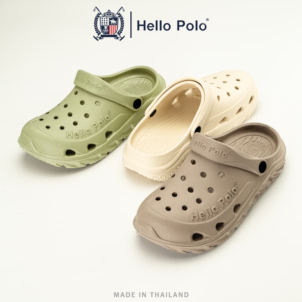 Hello Polo รองเท้าหัวโตผู้หญิง รองเท้าผู้หญิง เบาสบาย พื้นหนา ทนต่อการสึกหรอ แฟชั่น กันลื่นเพิ่มความสูง…