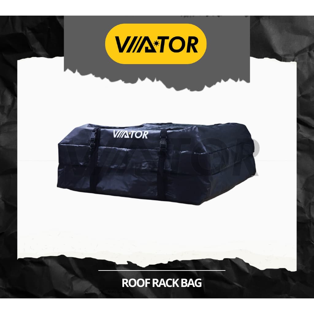 VIATOR กระเป๋าสัมภาระบนหลังคา กันน้ํา กันฝุ่น (IP65) วัสดุ PVC Tarpualin 500D