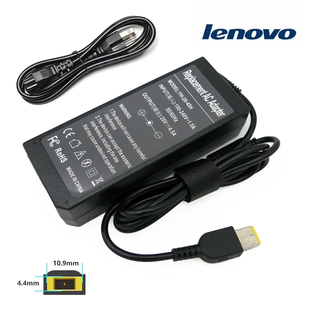 For Lenovo อะแดปเตอร์โน๊ตบุ๊ค 20V4.5A (90W)*หัวUSB พร้อมสายไฟAC Power สายชาร์จไฟ เลอโนโว่ Notebook Adapter…