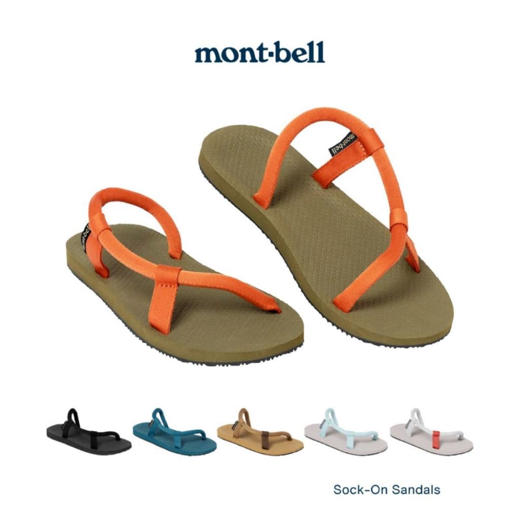 Montbell 2024 รองเท้าแตะแบบสวม รุ่น 1129715 Sock-On Sandals