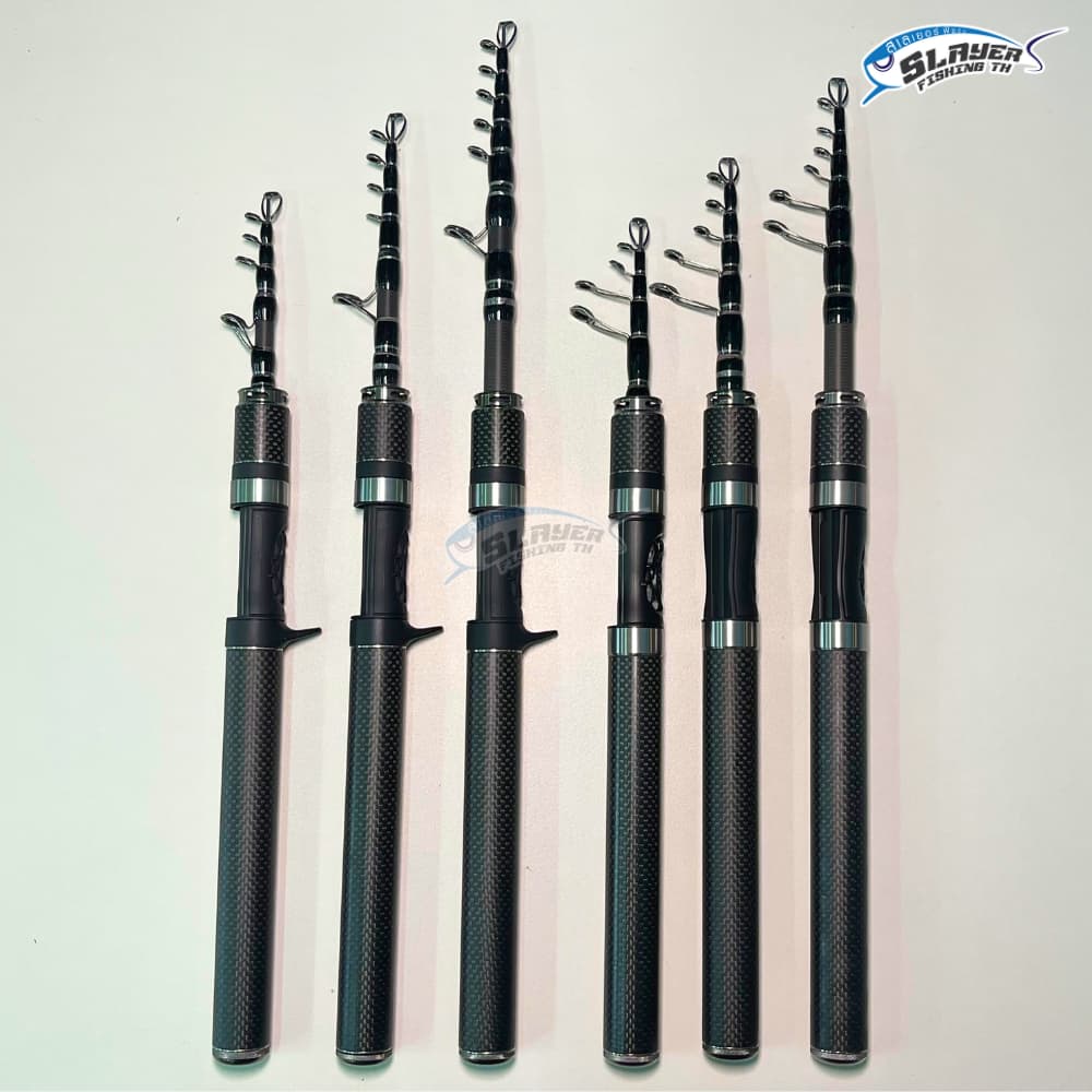คันตกปลาสไลด์ คาร์บอนML 8-17lb /ตกปลา/สเลเยอร์ฟิชชิ่ง/SML817