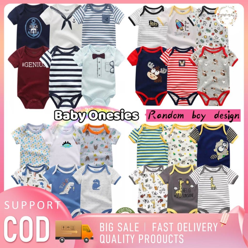 ชุด 3-5 ชิ้น CICI baby เด็กชาย (0~เด็ก 3 เดือน~6 เดือน~9-24เดือน jumpsuits) ชุดนอนเด็กแ ชุดเด็ก