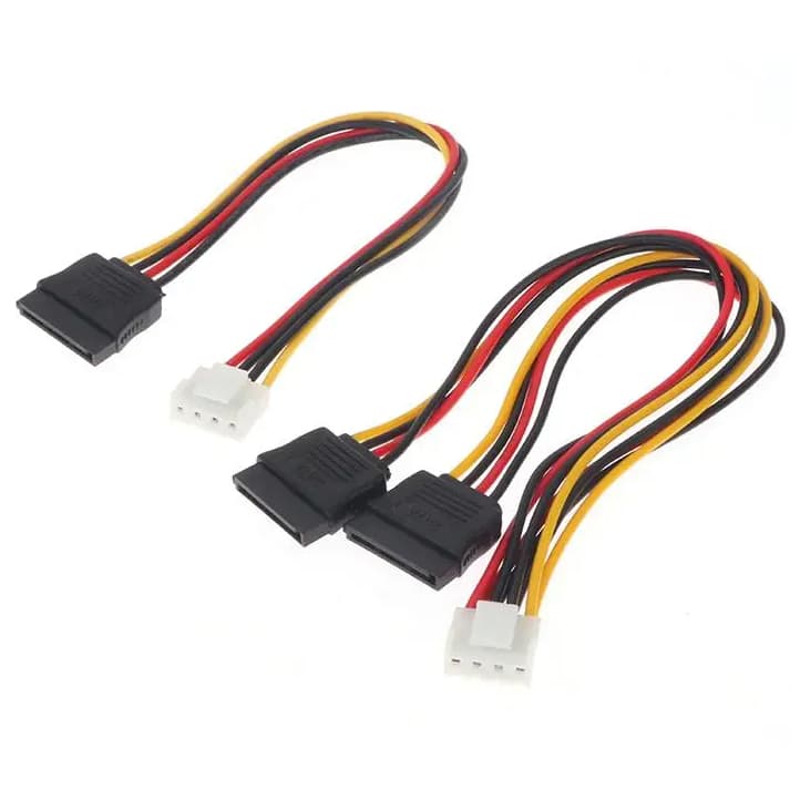 Cable Power Sata to Power 4Pin สายสําหรับเพาเวอร์ HDD เครื่อง DVR NVR