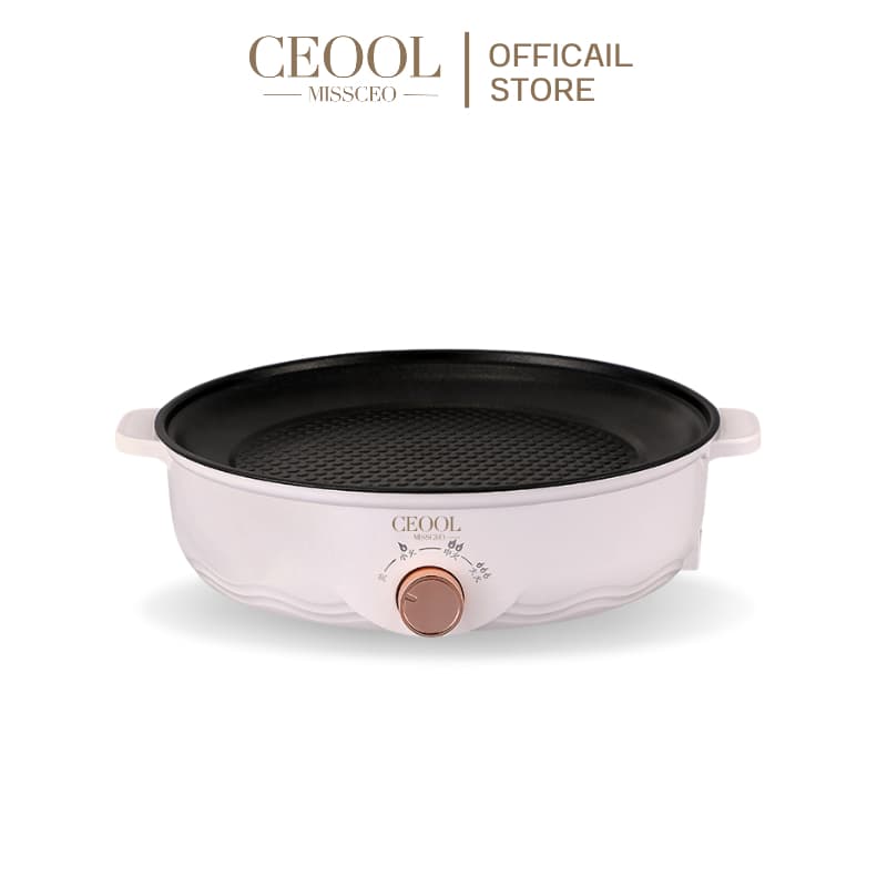 CEOOL X 999Beauty กระทะปิ้งย่าง กระทะไฟฟ้า 26CM กระทะย่างเนย D0165