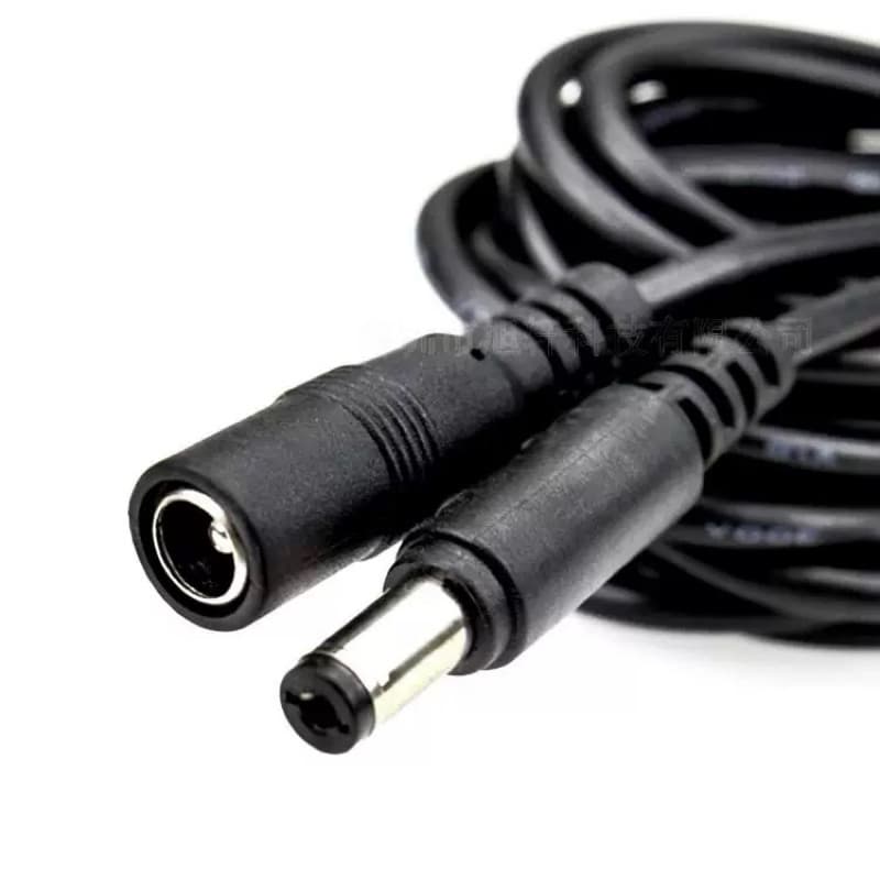 สายต่อเพิ่มความยาว แจ๊ค DC 5.5x2.1 mm. ผู้/เมีย ยาว50cm 1.0 , 3 , 5 , 10 เมตร รูปที่ 1