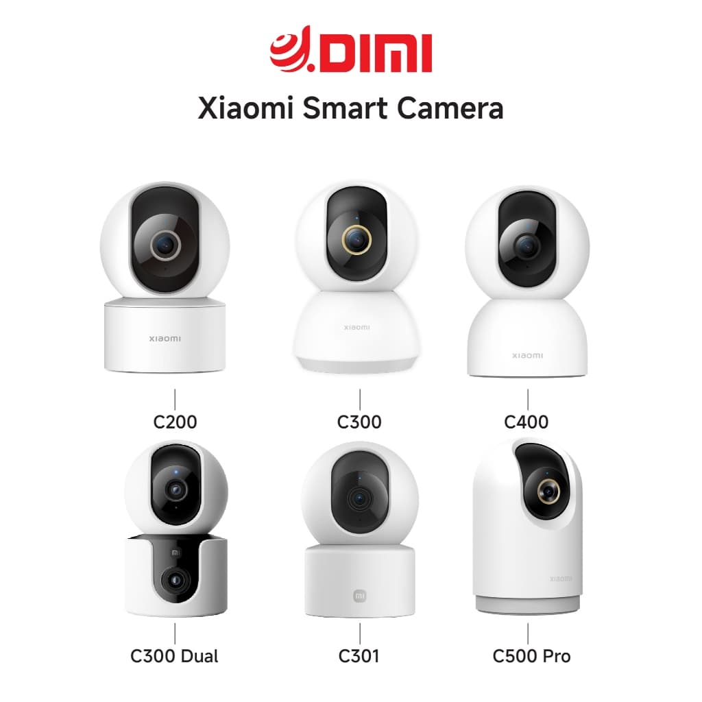 Xiaomi Smart Camera C200/C300/ C300 Dual /C301/C400/C500Pro กล้องวงจรปิด 2K มีAi ตรวจจับใบหน้า รับประกัน 1 ปี…