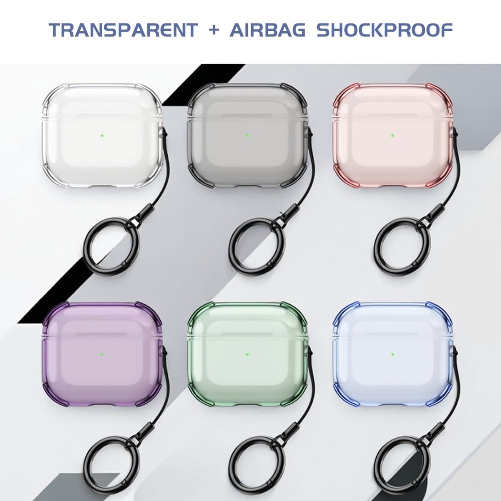 ส่งจากไทย หูฟังบลูทูธกันตก เคสนิ่มใส เหมาะกับ airpods4/3/2/1/pro/pro2