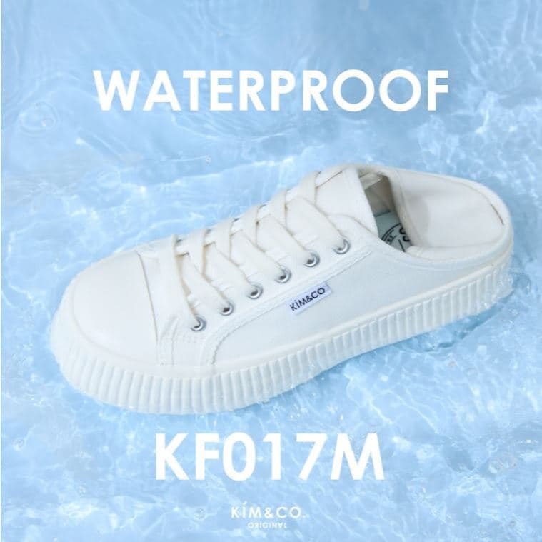 KIM&CO. Season(KF017M) รองเท้าผ้าใบกันน้ําแฟชั่นผู้ชาย เหยียบสนได้ ไม่เสียทรง พื้นนุ่มสบาย ไม่เมื่อย…