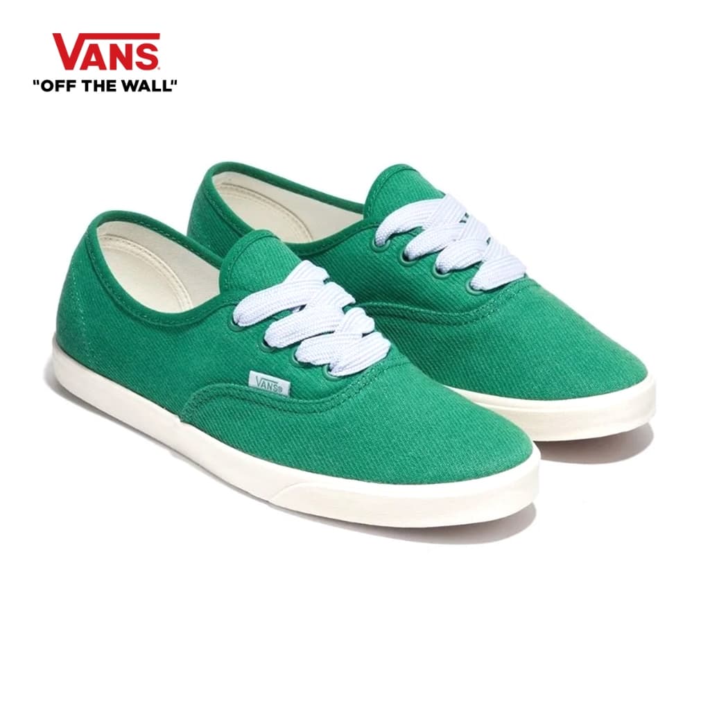 VANS AUTHENTIC LOWPRO - DENIM VERDANT GREEN รองเท้า รองเท้าผ้าใบ ผู้ชาย ผู้หญิง