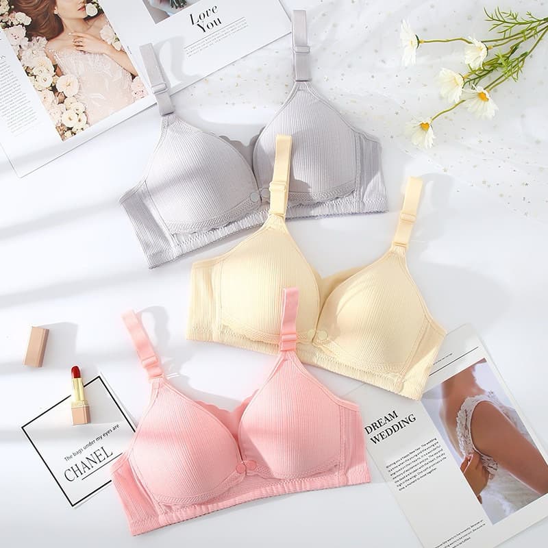 6599👙34-42👙เสื้อในให้นม สีพาสเทล ใส่ปั๊มนมได้ พร้อมส่ง 34-42BC