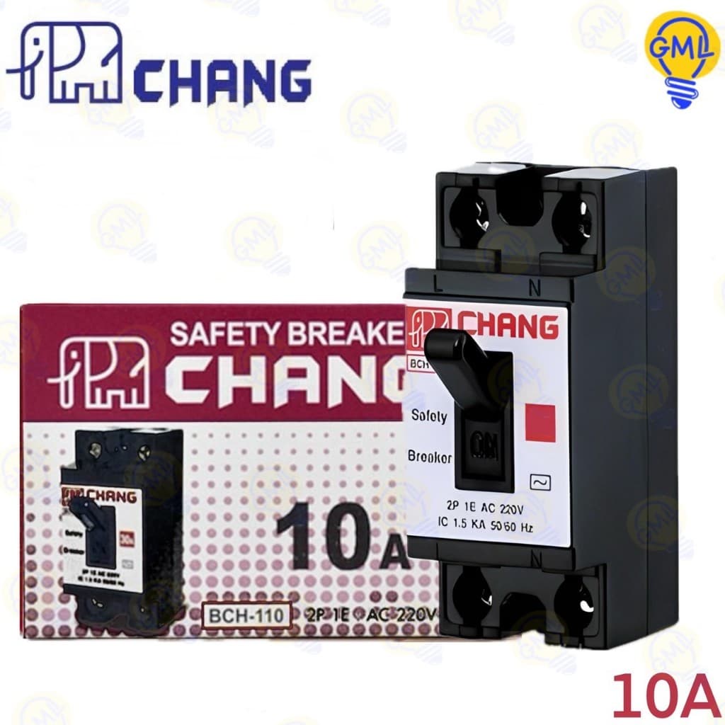 Chang เซฟตี้เบรกเกอร์ ไม่มีไฟ (ไม่รวมฝาครอบ)