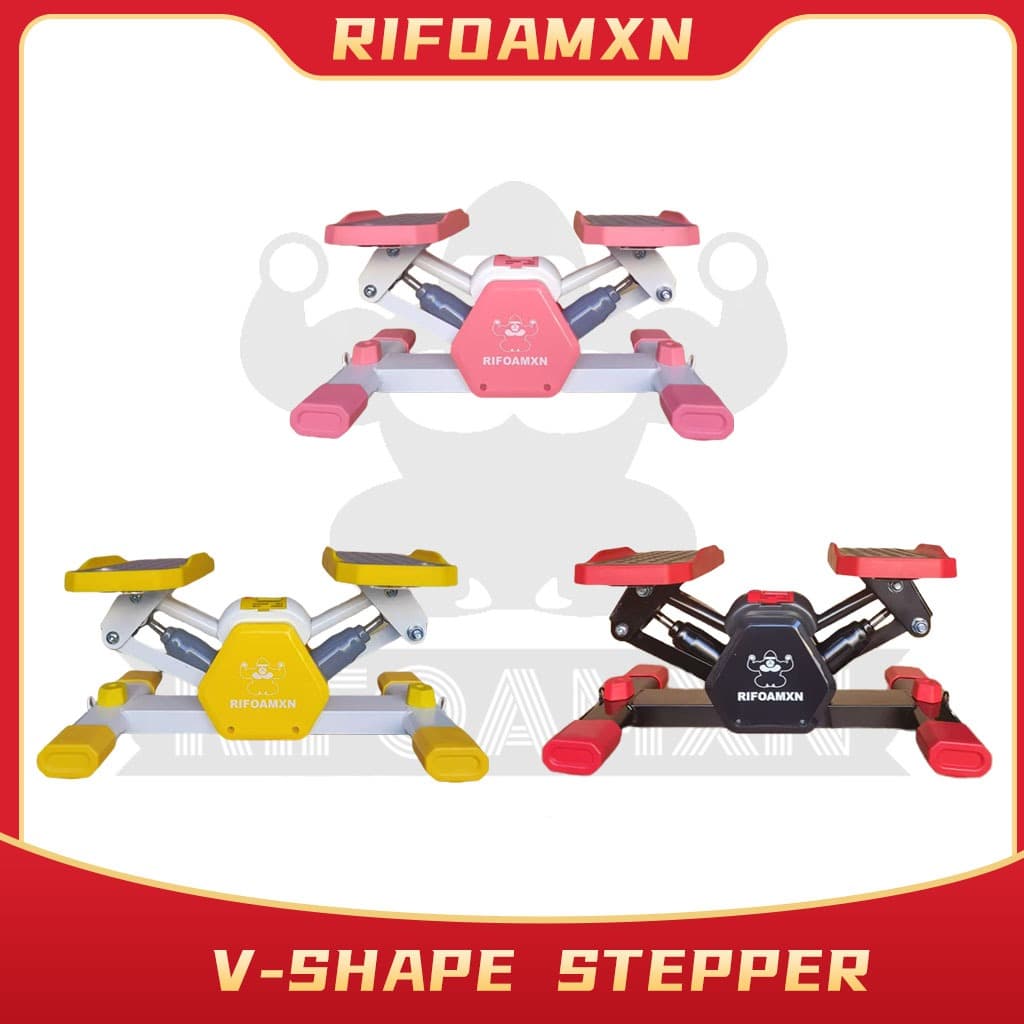 แบบใหม่ V-Shape Stepper เครื่องออกกําลังกายสุดฮิต ออกกําลังกายขา สะโพก แถมสายยางยืด