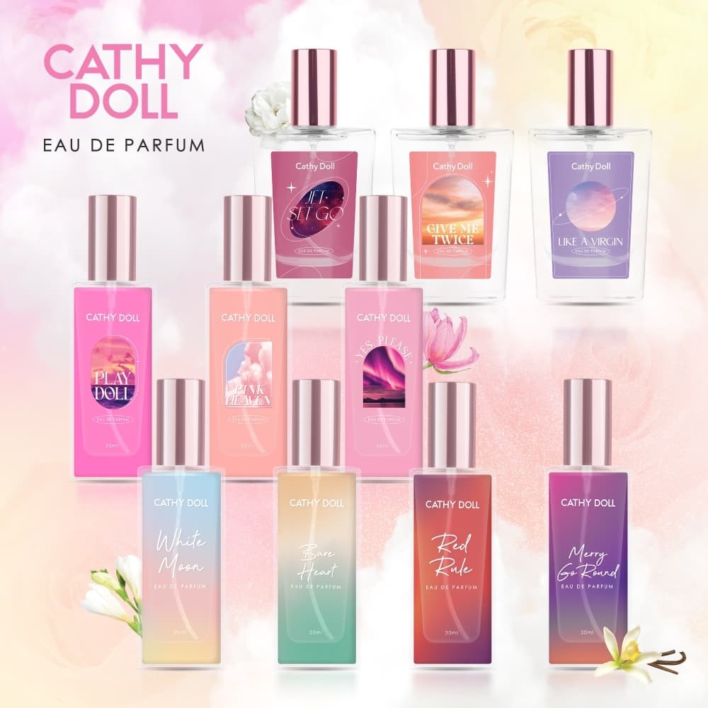 Cathy Doll โอเดอพาร์ฟูม ขนาด30ml เคที่ดอลล์ NEW SERIES มี10 กลิ่นให้เลือก น้ําหอม