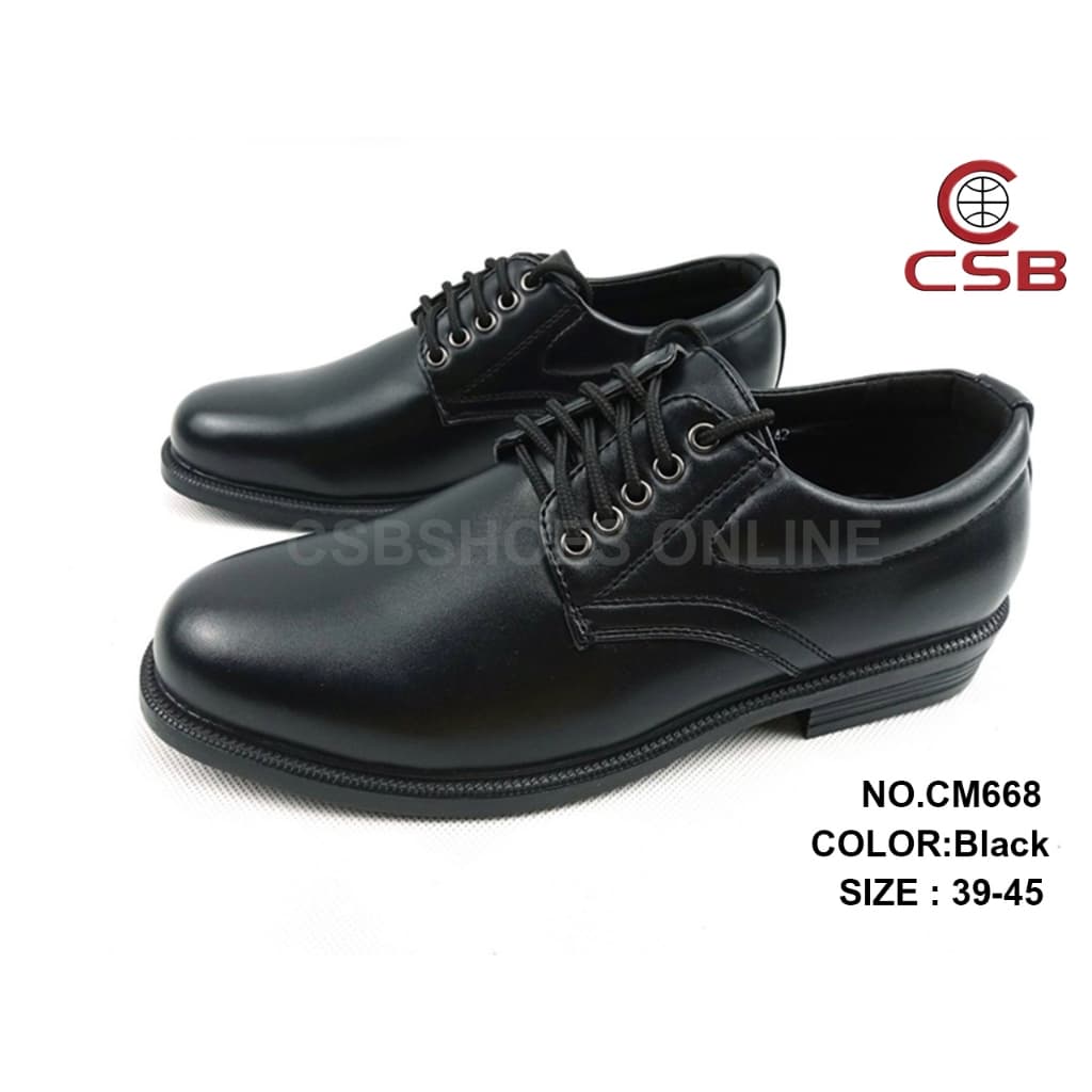 CSB รุ่น CM668 รองเท้าหนังเจาะตาไก่ 5 รู รองเท้าทํางานผู้ชายแบบผูกเชือก สําหรับนักเรียน สามารถใส่ทํางานได้…