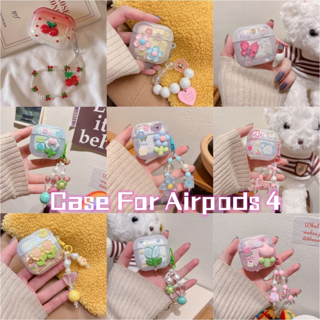 Case For Airpods4 เคสป้องกันหูฟังสําหรับ Airpods4 ลายสวยน่ารัก ปกป้องหูฟังคุณได้เป็นอย่างดี พร้อมส่ง