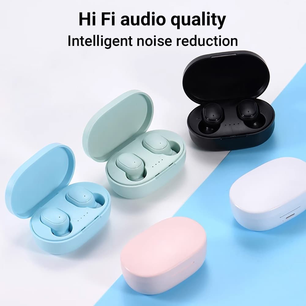 ส่งจากไทย A6S Macaron Bluetooth 5.2 หูฟังไร้สาย TWS หูฟังบลูทูธขนาดเล็กสําหรับเล่นกีฬา