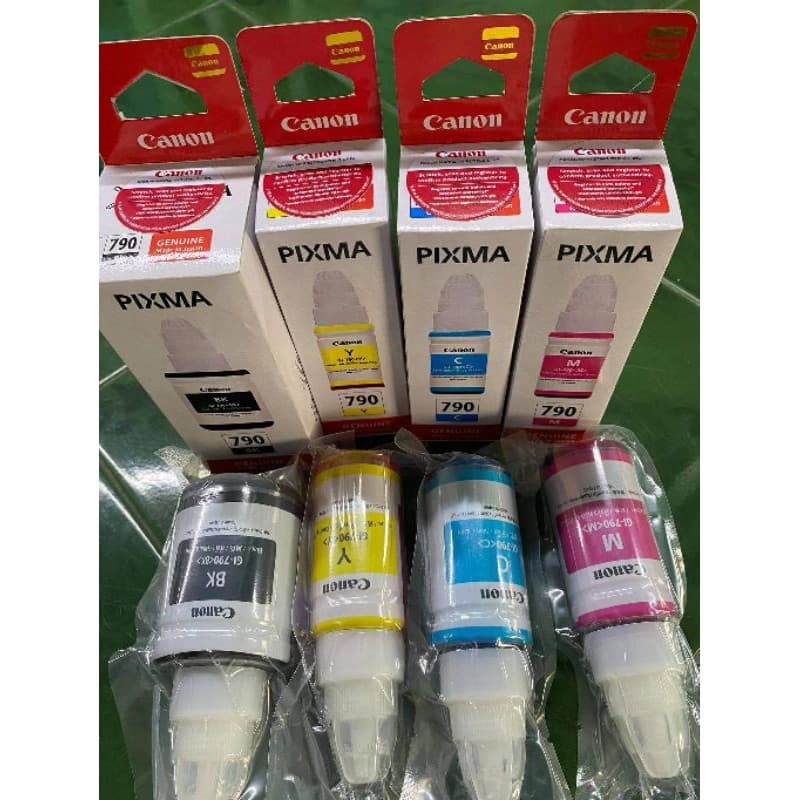 หมึกเเท้ original Canon GI-790 (มีกล่อง) FOR G1000/G2000/G3000/G4000/G1010/G2010/G3010/G4010