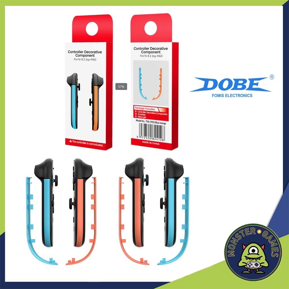 Dobe กรอบจอยคอน Nintendo Switch 2 (Controller Decorative strip Switch 2)(กรอบ Joy-Con)(TNS-31102)