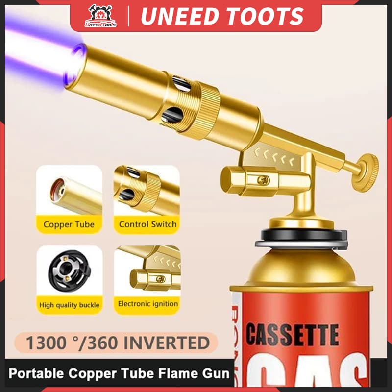 💥จัดส่งที่รวดเร็ว💥หัวพ่นไฟ หัวพ่นแก๊ส Gas Torch สําหรับแก๊สกระป๋องให้ความร้อนสูง