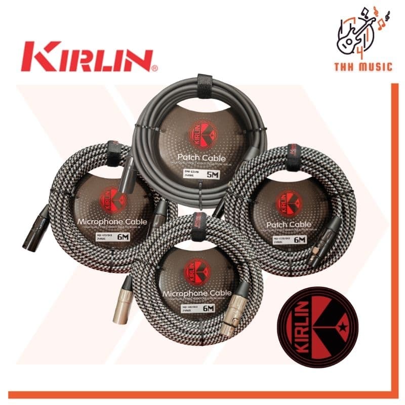 สายไมโครโฟน Microphone Cable สาย XLR Kirlin 3M/6M