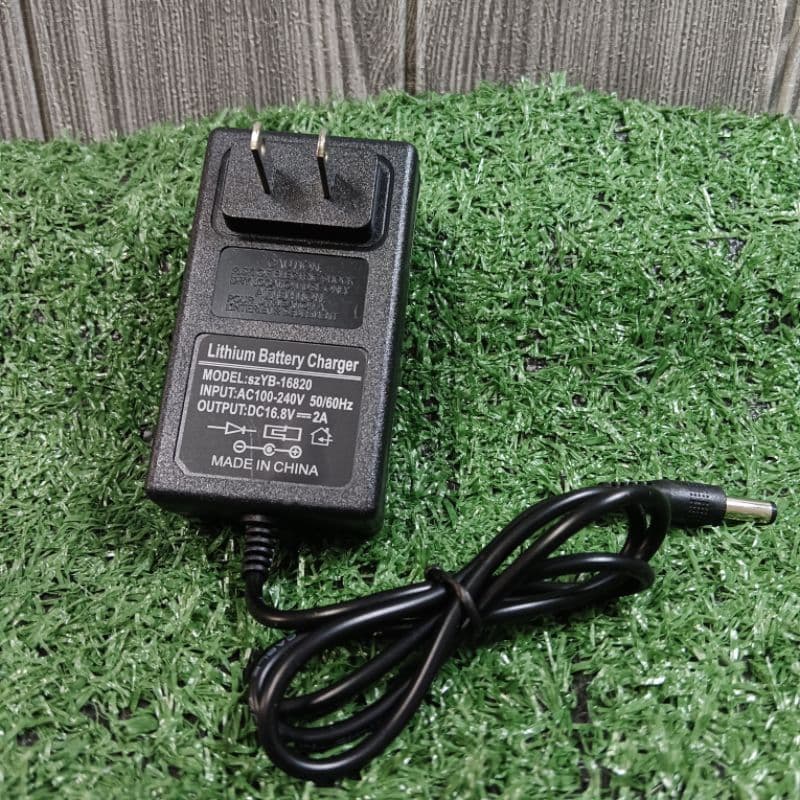 adapter สายชาร์จแบตเตอรี่ dc 【ลิเธียมไอออน】 【ลิเธียมฟอสเฟตลิโพ4】 adapter แปลงไฟ 12.6 โวลท์ 16.8 โวลต์ 21…