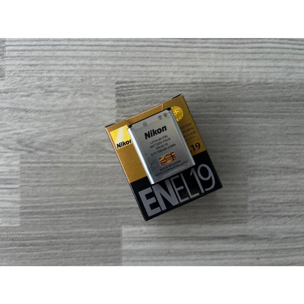 ส่งจากไทย Niko EN-EL19 แบตเตอรี่กล้อง Nikon รุ่น EN-EL19 มือ 1 พร้อมกล่อง
